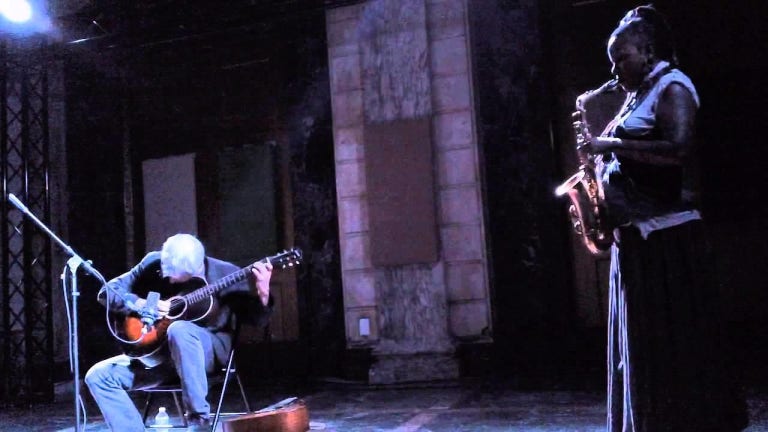 Marc Ribot and Matana Roberts at Issue Project Room 9-12-13 Pt. 6