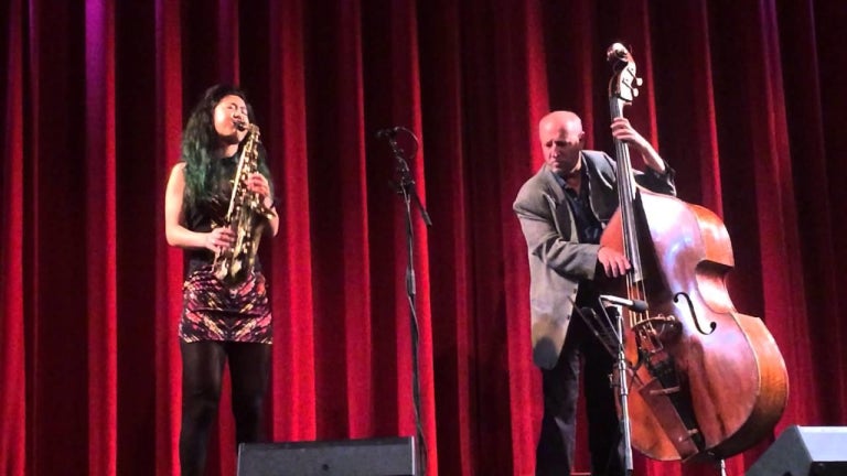 Grace Kelly and Bruce Gertz at the Coolidge Corner Theatre