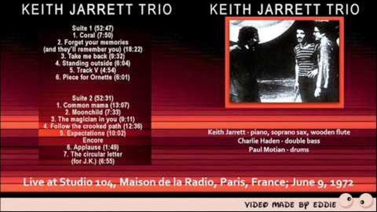 Keith Jarrett, Charlie Haden, Paul Motian - 1972 Paris