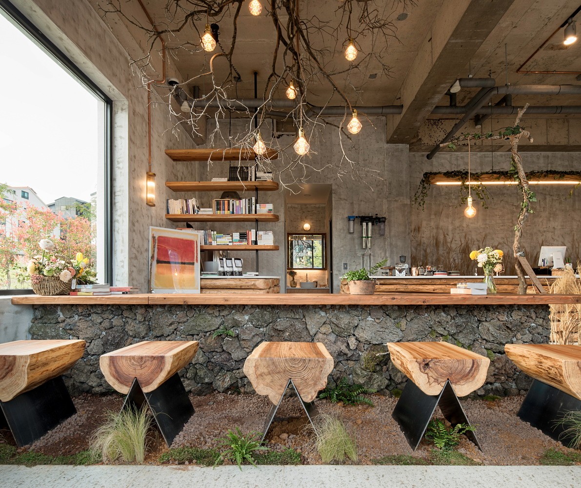 디자인 하우스 | 밴드 Cafe that Resembles Jeju Island / 노형동, 제주시, 제주도, 한국 제주시의 카페입니다. Concept은 제주도...