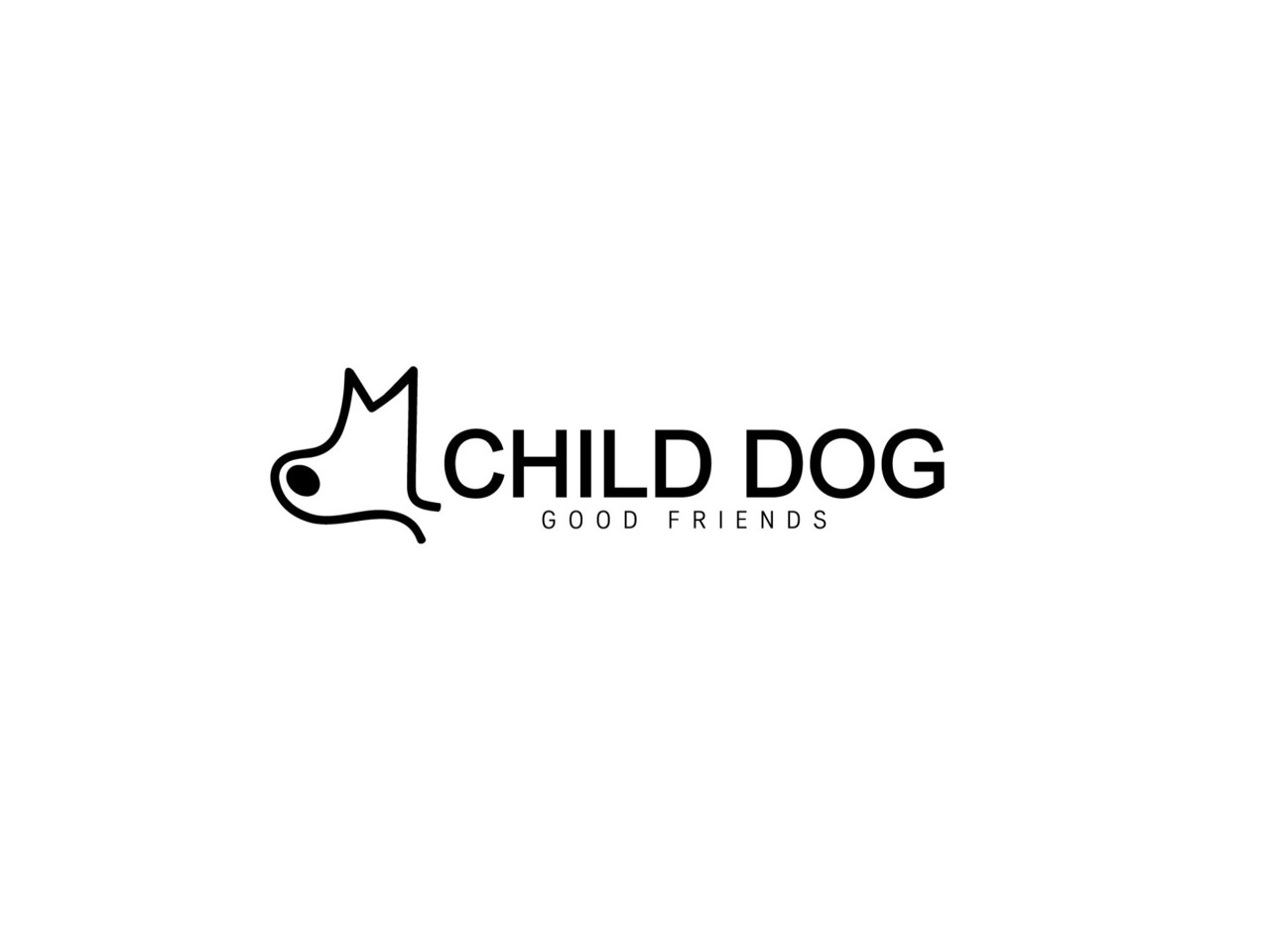 child-dog-band