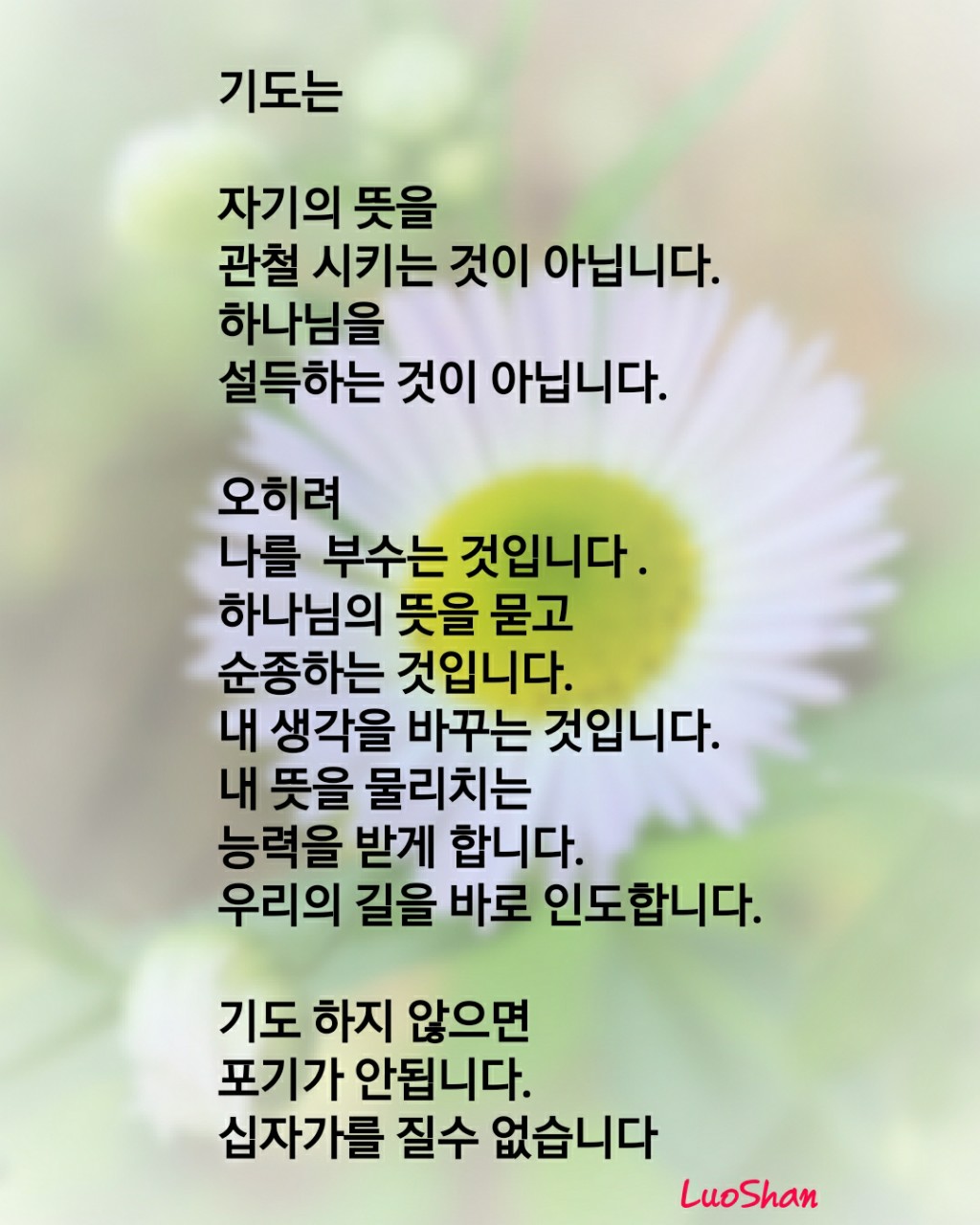 오직 주님의 은혜로!!! | 밴드 기도는 순간 순간 기도하지 않으면 우리는 잘못된 길로 가면서도 주님의 이름을 부를 수 있습니다. 주님의 이름을... 